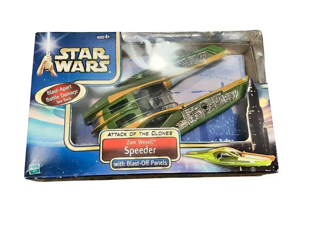 Star Wars Attack of the Clones Zam Wesell Speeder with Blast-Off Panels Vehicle